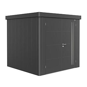 berging Neo 2B dubbele deur, donkergrijs metallic