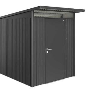 Berging AvantGarde Gr. A2 donkergrijs-metallic met Standaard deur