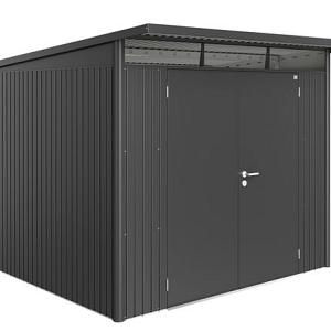 Berging AvantGarde Gr. A7 donkergrijs-metallic Dubbele Deur