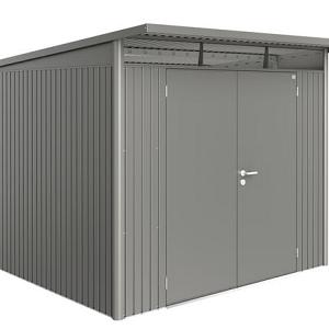 Berging AvantGarde Gr. A7 kwartsgrijs -metallic Dubbele Deur