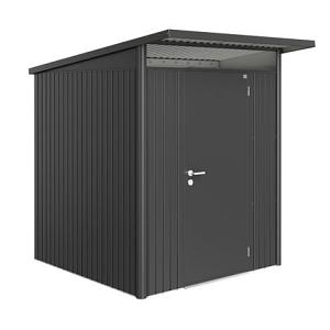 Berging AvantGarde Gr. A1 donkergrijs -metallic met Standaard deur