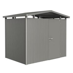 Berging Panorama Gr. P2 kwartsgrijs metallic met standaard deur