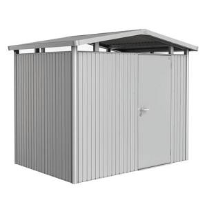 Berging Panorama Gr. P2 zilver metallic met standaard deur