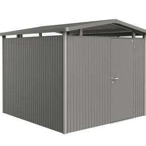 Berging Panorama Gr. P4 kwartsgrijs metallic met standaard deur