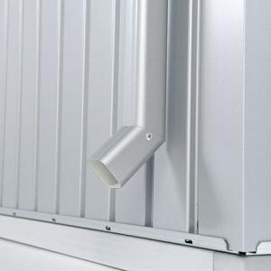 Regenpijpset voor AvantGarde zilver-metallic 2 Stk.