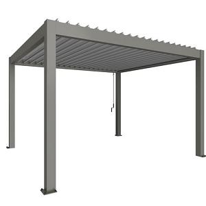 PERGOLA 4 x 3,5 kwartsgrijs / zilver-met