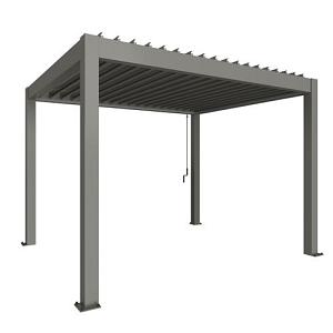 PERGOLA 3,5 x 3 kwartsgrijs / argent