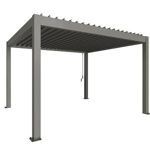 PERGOLA 4 x 3,5 kwartsgrijs-metallic