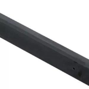 Betonpaal glad met diamantkop 10 x 10 x 190 cm, antraciet gecoat, eindpaal t.b.v. scherm 90 cm hoog.