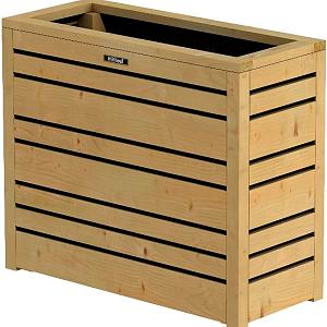 Bloembak Flux 60 Excellent, 70 x 30 x 60 cm, groen geïmpregneerd.