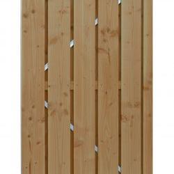 Douglas geschaafde plankendeur op verstelbaar stalen frame, 18 mm, 100 x 190 cm, groen geïmpregneerd