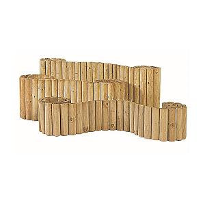 Rolborder Ø 5 x 20 x 250 cm, groen geïmpregneerd.