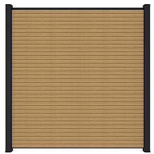 NewTechWood Co-extrusie Composiet Scherm Triple – 180 x 180 cm, Red Cedar.