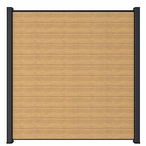 NewTechWood Co-extrusie composiet scherm, 180 x 180 cm, Red Cedar.