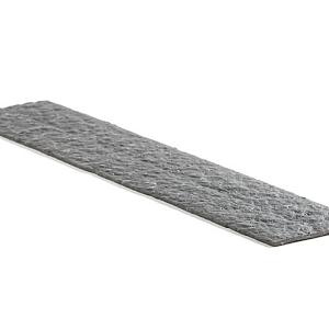 ECOO  Ecolat GRIJS recht 14 cm x 10 mm, lengte 1.2 m