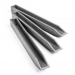 ECOO  ecopic H-profiel GRIJS 4x4cm 58cm