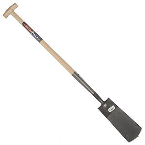 Talen Tools – Draineerspade – Blank gepolijst – Essenhouten steel – 76 cm
