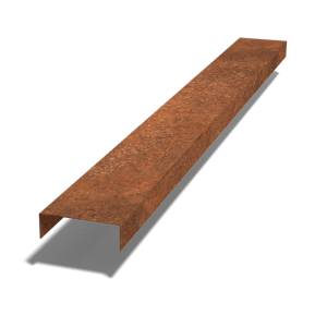 Cortenstaal Overzetprofiel 5 x 15 x 5 x 150 cm