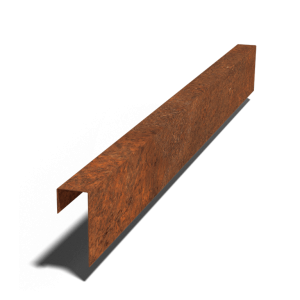Cortenstaal Overzetprofiel 15 x 6 x 5 x 150 cm