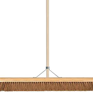 Talen Tools – Zaalveger – Zachte bezem – Kokosharen – 90 cm – Houten steel – 160 cm