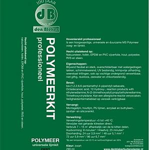 DB Polymeerkit 290 ml - Zwart