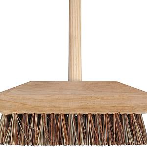Talen Tools – Luiwagen – Schrobbezem – Union – 22 cm – Houten steel – 140 cm
