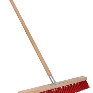 Talen Tools – Straatbezem – Nylon – 60 cm – Houten steel – 160 cm
