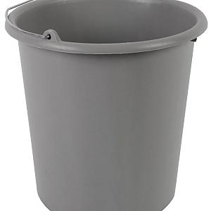 Emmer 10 liter grijs