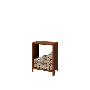 Cortenstaal houtopslag Indiana 100 x 80 x 40 cm