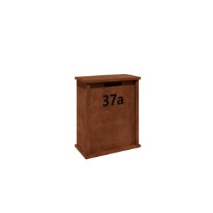 Cortenstaal brievenbus Arizona Type L