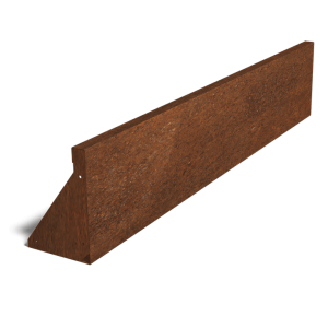 Cortenstaal keerwand - Recht - 150 x 30 cm