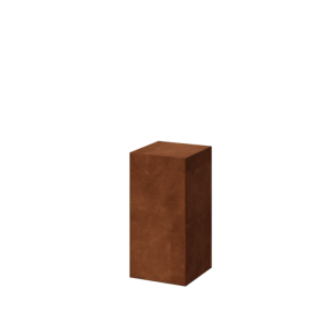 Cortenstaal sokkel - Ohio - 30 x 30 x 60 cm