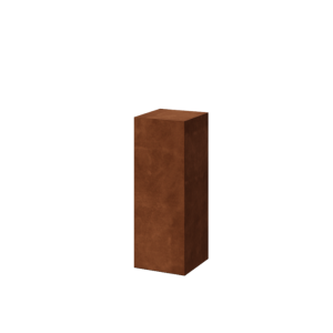 Cortenstaal sokkel Ohio 30 x 30 x 80 cm
