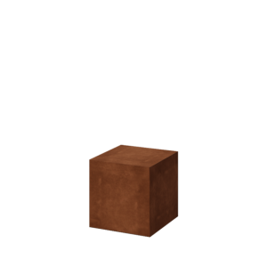 Cortenstaal sokkel - Ohio - 40 x 40 x 40 cm