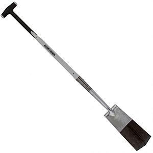 Talen Tools – Draineerspade – Blank gepolijst – Met opstapje – Glasfiber steel – 76 cm