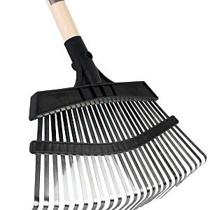 Talen Tools – Gazonhark – Metaal & kunststof – 45 cm – 25 tanden – Essenhouten steel – 150 cm