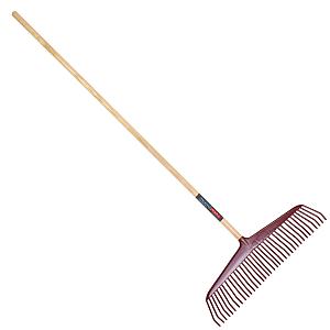 Talen Tools – Bladhark – Kunststof – 67 cm – Extra breed – Essenhouten steel – 150 cm