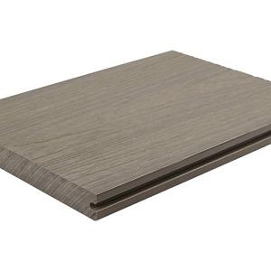 WPC 2,25×21×400 cm plank Fiberdeck Premium Massief Light Grey