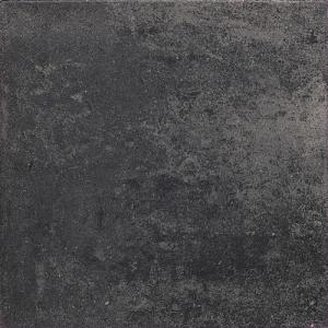 Terras+ Tegel 60x60x4 cm Grijs/Zwart