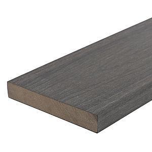 WPC 2,25x13,8x300 cm Fiberdeck Premium Dark Grey SE Kantplank Massief