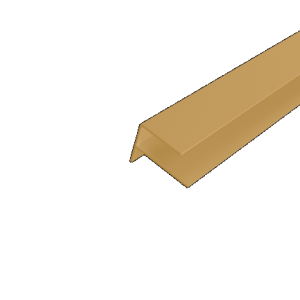 WEO35 Alu F-profiel Cedar L-300cm 65x80mm - RAL1011