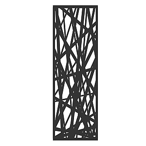 Boston Decopaneel Hera verticaal 58x182 cm dikte 2 mm RAL9005