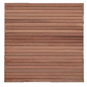 Keruing scherm 50 180x180cm Premium