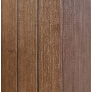 Bangkirai paal v-groeven Premium 6,8x6,8x274 cm