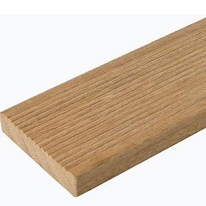 Bangkirai terrasplank fijn/glad Premium 1,9x9x366 cm Bruin