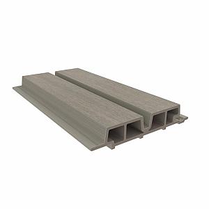 NewTechWood HKC co-extrusie Castellation PRO65 gevelbekleding, 3,3 x 18 x 390 cm, Antique.
