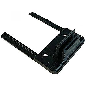 Eva-Last polymeer bevestigingsclip onder/boven  t.b.v. afdeklijst gevelbekleding Stripes 10st/zak