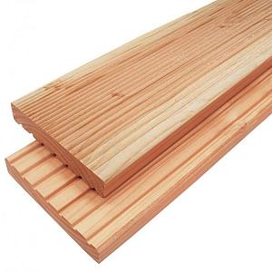 Elephant vlonderplank gedroogd Douglas PEFC 2,5x14x400 cm – groeven profiel / ribbel profiel