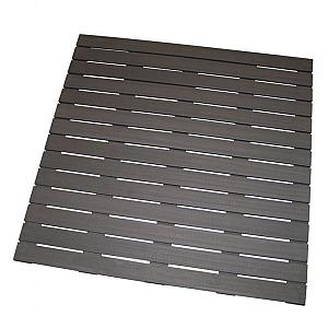 Elephant terrastegel houtcomposiet FSC/GRS 2,4x100x100 cm antraciet – vlak geschuurde lamellen