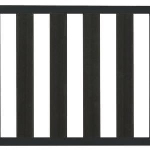 Elephant Tuinhek Design Houtcomposiet FSC 10L – Antraciet met Antra Liggers en RVS Geschroefd